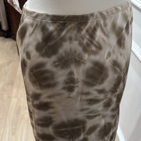 River + Sky Maxi Skirt- Tie Dye Brown and beige print. Size Medium - Picture 4 of 5